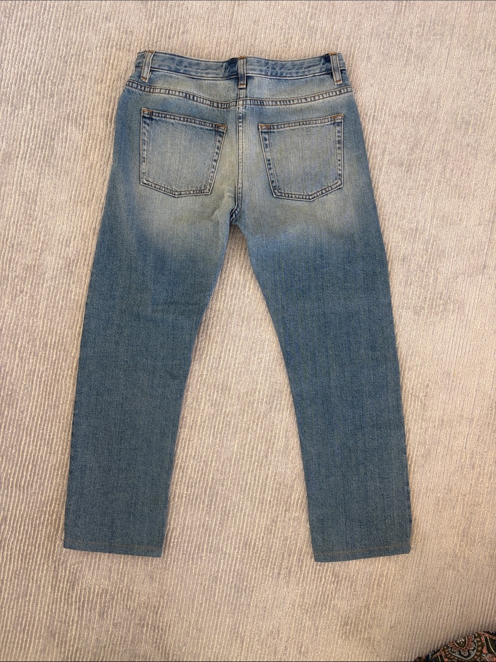 Light Blue Slim Straight Jeans - Picture 3 of 3